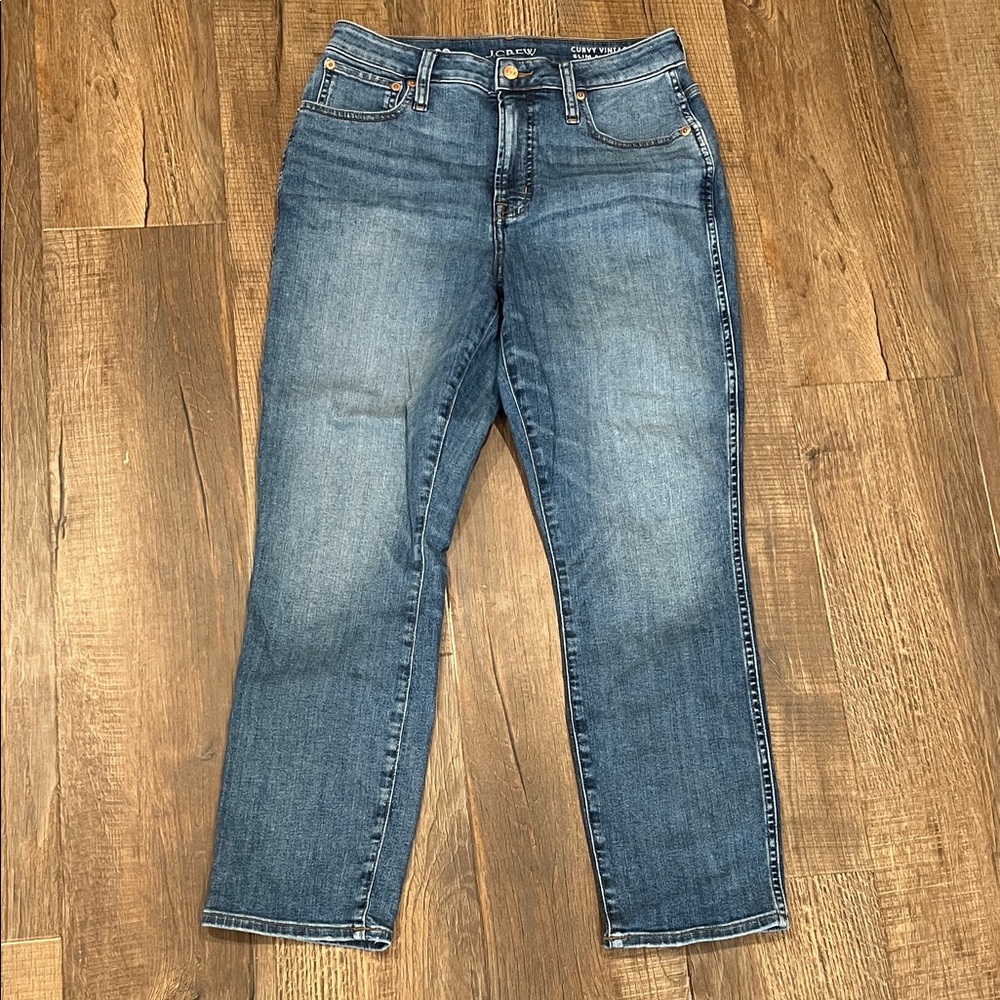 J. Crew Curvy Slim Straight Jeans 29